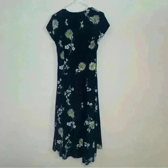 FREE PEOPLE Blue Lost in You Floral High Low Midi Dress XS - Picture 12 of 16